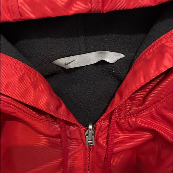 Vintage Nike Reversible Jacket Men’s M (Fits Like L) – Red/Black Hooded Zip-Up - Picture 4 of 11